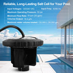 R0693900 Replacement Salt Cell Assembly - Compatible with Jandy Pro Series TRUCLEAR11K & TRUCLEAR11KU, Design for Pools up to 35,000 Gallons, Black