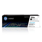 HP 206X Black High-yield Toner Cartridge | Works with HP Color LaserJet Pro M255, HP Color LaserJet Pro MFP M282, M283 Series | W2110X, Pack of 1, Black