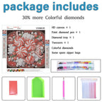 VONBOR Christmas Candy Diamond Art Painting Kits for Adults & Kids Beginner, Christmas Diamond Art for Adults Full Round Drill, DIY Paint with Diamond Dots Gem Art Craft Set Picture Gift 12 * 12 inch