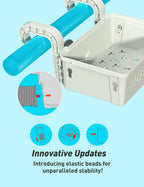 [PATENTED] POOLHACKER 2026 Upgrade 2 Sets Poolside Storage Basket - Original Above Ground Pool Accessories, Swimming Pool Storage Basket with Pool Cup Holder, Poolside Storage to Organize Cup Towel
