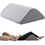 Knee Wedge Pillow 6.3'' for Post-Surgery Recovery - Leg Elevation Support for Sleep Position,Alleviating Lower Back & Hip Pain Enhancing Circulation in Ankles Legs Triangle Pillow with Removable Cover