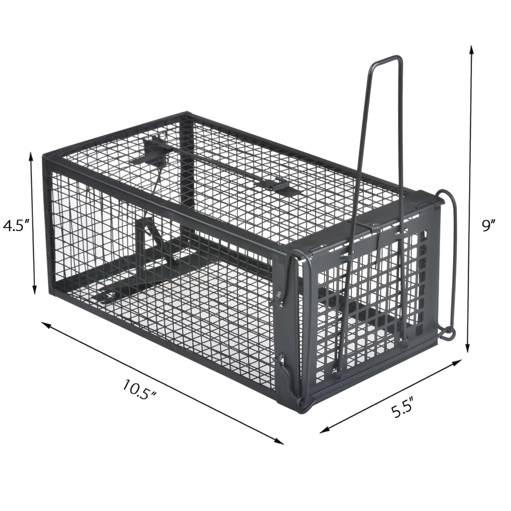 Gingbau Live Chipmunk Rat Trap Humane Vole Mouse Cage Trap