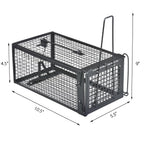 Gingbau Live Chipmunk Rat Trap Humane Vole Mouse Cage Trap