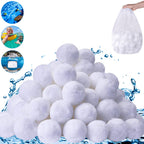 SETHVILL 4.6 lbs Pool Filter Balls for Sand Filter, Eco-Friendly Reusable Pool Fiber Filter Balls Replace Pool Filter Sand, Pool Filter Media Balls for Swimming Pool (Equals 150 lbs Pool Filter Sand)