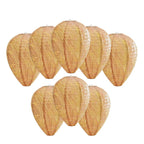 ZeeDix 8 Pack Hanging Paper Fake Wasp Nest Decoy- Eco Friendly Effective Deterrent Bee Hornets Wasp Nest for Outdoor, Home and Garden(8.66"×11",Warm Color)