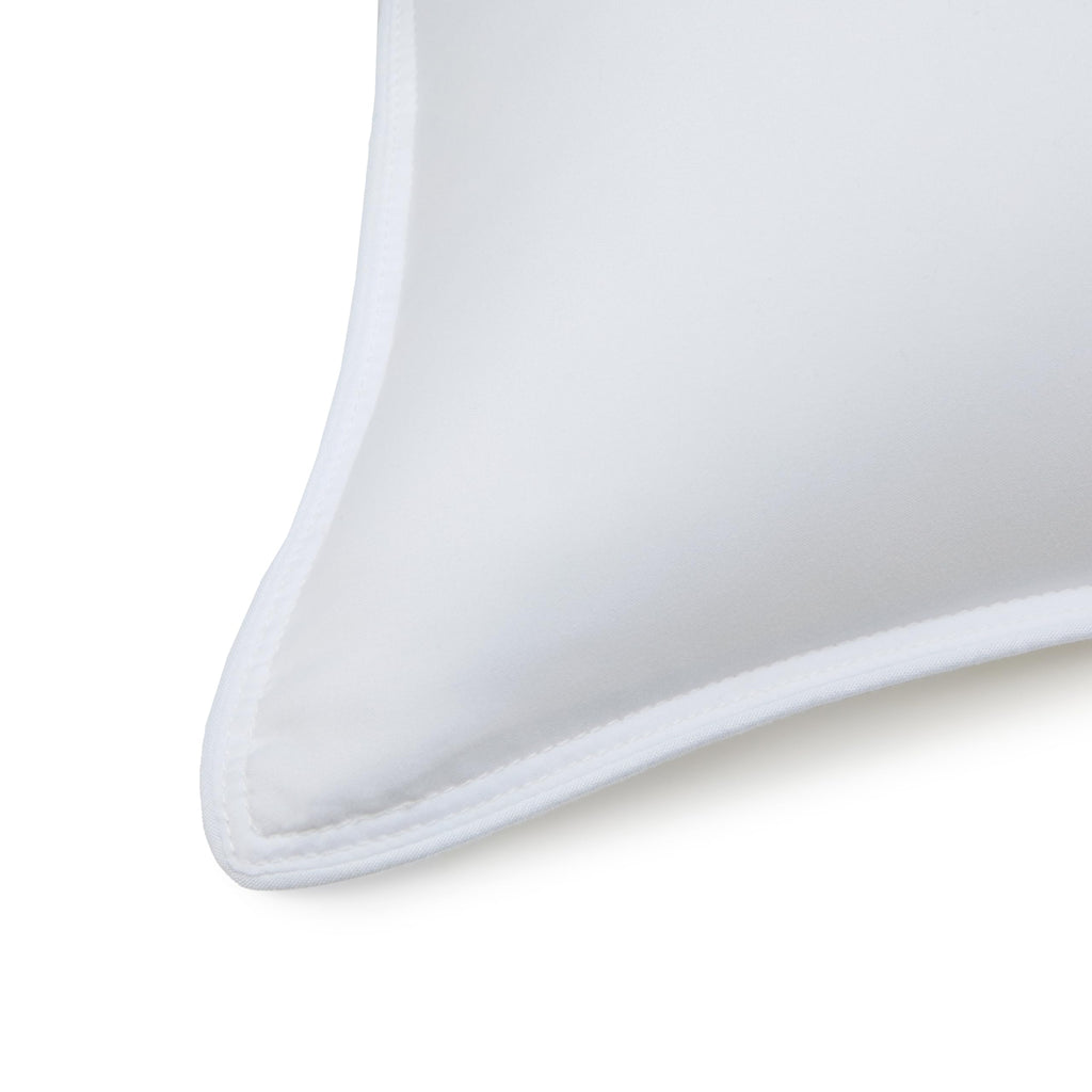 Amazon Basics Down Alternative Bed Pillow, Medium Density for Back and Side Sleepers, Standard, 26 x 20 Inch - Pack of 2, White