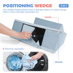 Side Sleeping Positioning Wedge Pillow Belt Connection, Adjustable Limit Width Bed Wedges Body Positioners for Sleep Apnea, Back Support Wedge for Back Pain Relief,Bed Sores,Anti Snoring, Post Surgery
