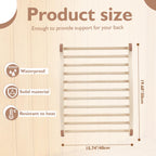 TOLHYUN 2PCS Sauna Backrest Sauna Accessories Wooden Slip-Resistant Non-Toxic Comfortable S-Shape Design Sauna Chair with Back, Sauna Accessories for Any Barrel or Infrared Sauna