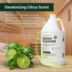 Northwood Sauna - Sauna Cleaner - Natural Wood Cleaner & Deodorizer - Makes 10x More Solution - 1 Gallon (128 Fl Oz)