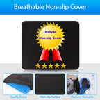 Gel Seat Cushion for Long Sitting (Thick & Extra Large), Gel Cushion for Wheelchair Soft, Gel Chair Cushion Comfy, Gel Car Seat Cushion Breathable, Gel Seat Cushion for Office Chair for Hip Pain