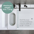 Angelcare Baby Bath Bundle — Ergonomic Bath Support + Collapsible Bath Shelf | Newborn Bath Seat & Organizer | BPA-Free, Space-Saving
