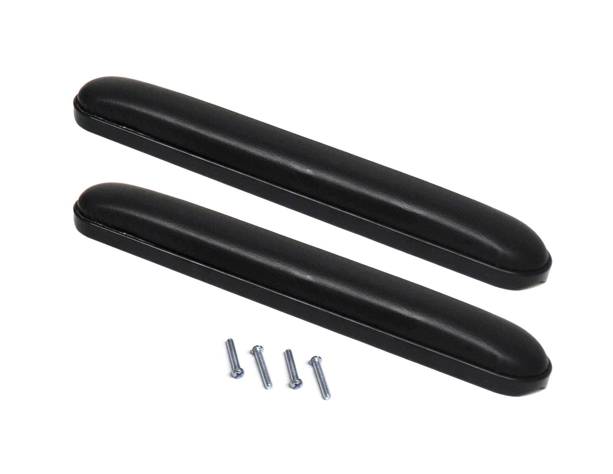 ALCO Heavy Duty FULL Length (13-7/8") Wheelchair Arm Pads, BLACK (Pair), Universal: Fits Most Medline, Drive, Invacare, E&J, Guardian, Lumex, Tuffcare, Other Full Arm Manual Wheelchairs
