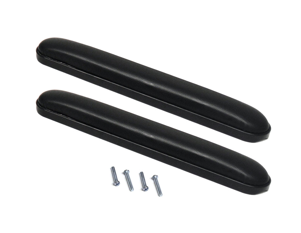 ALCO Heavy Duty FULL Length (13-7/8") Wheelchair Arm Pads, BLACK (Pair), Universal: Fits Most Medline, Drive, Invacare, E&J, Guardian, Lumex, Tuffcare, Other Full Arm Manual Wheelchairs