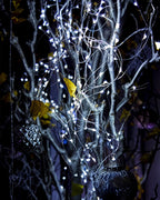 Twinkle Star 2 Pack Outdoor Solar String Lights, 39.4 FT 120 LED Solar Powered Christmas Decorative Fairy Lights with 8 Modes, Waterproof Light for Xmas Trees Patio Yard Wedding Party, White