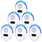 Ultrasonic Pest Repeller 6 Packs, Indoor Pest Control, Ultrasonic Pest Repellent for Home,Kitchen, Office, Warehouse, Hotel