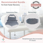 Zomaple Hysterectomy Band – Must Haves for Comfort Recovery After Abdominal, Tummy Tuck, C-Section, Lumpectomy Surgery - Belly Pillow with Pocket & Gel Pack - Post Surgery Gifts