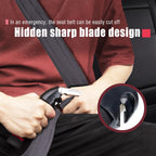 KOUNATSURI Car Door Handle for Elderly Car Handle Assist Support Handle Multifunction Handle Car Door Latch Handle for Seniors and Handicapped Red