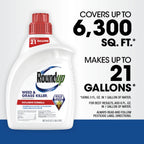 Roundup Weed & Grass Killer₄ Concentrate, Use In and Around Flower Beds, Walkways and other areas of your yard, 64 fl. oz.