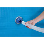 Bestway Flowclear Pool Wall Mounted Automatic Pool Surface Skimmer for Above Ground Pools with 530 Gallon and Above Filter Pumps, White/Blue