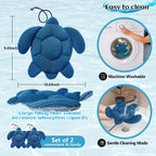 Quttisay Hot Tub Scum Absorber, Scum Turtle Hot Tub Cleaner Hot Tub Accessories 2 Pack Hot Tub Sponge for Scum Reusable Spa & Pool Cleaner Hot Tub Oil Absorbing Scum Absorber Keeps Water Clean