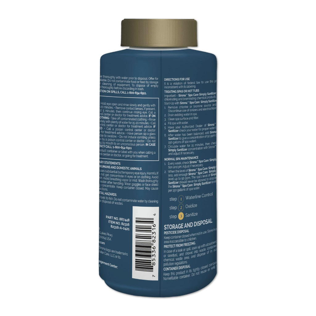 Sirona Spa Care Simply Sanitizer (82316)