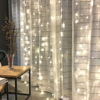 Twinkle Star, 8.26 Inches Indoor Outdoor, LED String Light for Christmas Wedding Party Home Garden Bedroom Wall Decoration (White)