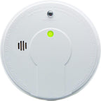 Kidde Smoke Detector, Hardwired Smoke Alarm with 9-Volt Battery Backup, Test-Reset Button, Interconnect Capability, 1 Count (Pack of 1), White