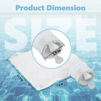 Funmit Pool Spa Zippered Bags Replacement for Polaris 280, 480 Pool Cleaner All Purpose Filter Bags K13 K16 (2 Pack)