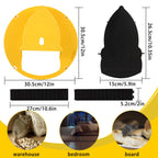 Basysion Mouse Trap Bucket, for Garage, Indoor and Outdoor auto-Turnover Humane or Deadly Mouse Traps. Bucket lid Mouse Traps for 5 Gallon Buckets (3 Pack).