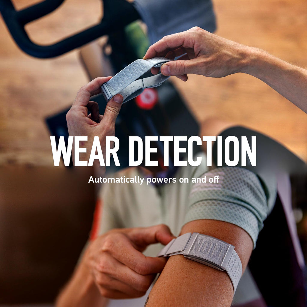 COROS Heart Rate Monitor, Comfort, Easy to wear, Auto-wear Detection, Advanced Sensor, Precise Data, Bluetooth, 38 Hours Battery Life, Compatible with up to 3 Connections, for Run and Bike-Grey