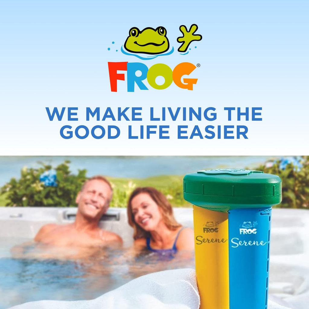 FROG Serene Replacement Mineral and Bromine Cartridge Kit for use with Hot Tub FROG Serene Floating Sanitizing System - Prefilled for Quick & Easy Hot Tub Maintenance - 3 Month Bundle