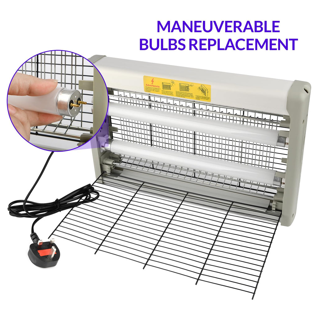 mafiti 20w Bug Zapper Fly Traps Indoor Electric Mosquito Zapper Fly Killer Gnats Fruit Trap for Home Restaurants Kitchen Garden (1-Pack)