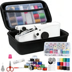 Handheld Sewing Machine for Beginners Adults, Portable & Cordless Mini Sewing Machine Kit, Easy One-Speed Electric Stitching for DIY Quick Repair, Home Travel Mending Tool with Accessories
