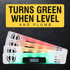 Franklin Sensors Light Level, Turns Green When Level, Digital/Electronic, 12-inch Magnetic Torpedo Leveler, Vertical and Horizontal Leveling Tool with 2 Bubble Vials, Made in the USA
