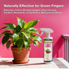 EcoVenger® Garden Insect Control 16 oz | Kills Aphids Mealybugs Spider Mites Gnats and Eggs | Indoor Outdoor | Plant-Based Child and Pet Safe