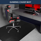 SALLOUS Chair Mat for Carpeted Floors, 60"x46" Heavy Duty Chair Mat for Carpet, Chair Mat with Grips, Floor Protector Rolling Computer Desk Floor Mat for Home Office (Black)