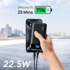 INIU Portable Charger, 22.5W 20000mAh USB C in & Out Power Bank Fast Charging, PD 3.0+QC 4.0 LED Display Phone Battery Pack Compatible with iPhone 16 15 14 13 Pro Samsung S23 Google iPad Tablet, etc