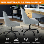 Thickened Chair Mat for Carpet- 47.5" x 35.5" Low Pile Carpet Protector for Office Computer Desk Chair. Heavy Duty Desk Chair Mat for Carpeted Floors
