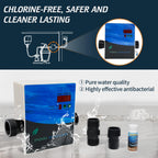 444301 Pool ionizer System, Pool Purifier with Active Level Control for In-Ground and Above-Ground Pools, Hot Tubs