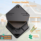 Mouse Station with Keys Black 24 Pack, Key Required Mouse Stations, Mice Stations, Keeps Children and Pets Safe Indoor & Outdoor