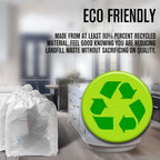 Ultrasac Trash Compactor Bags - (40 Pack with Ties) 18 Gallon for 15 inch Compactors - 25" x 35" Heavy Duty 2.5 MIL Garbage Disposal Bags Compatible with Kitchenaid Kenmore Whirlpool GE Gladiator