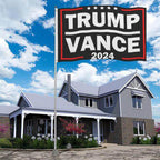 Trump Vance 2024 Flag 3x5 Outdoor Double Sided - Donald Trump President Flags Banner Heavy Duty 3 Ply Durable Polyester With Brass Grommets For Indoor Outdoor