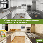 DALIYREPAL Pest Repellent Balls, Rodent Repellent,High-Strength Mouse Repellent Peppermint,Mice Repellent,Rat Repellent Whemoalus Repels Rodents,Spiders, Roaches,Ants,Moths & Other Pests 8 Balls/Bag