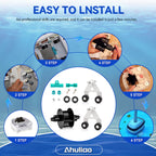 AXV621DAT Pool Cleaner Parts for Hayward Pool Vacuum (All), Navigator (All), Ultra, Aquadroid, Aqua Bug, Diver Dave and Wanda The Whale A-Frame Turbine Pool Vac Rebuild Kit