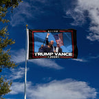 Trump Vance 2024 Flag Trump 2024 Flags 3x5 FT Polyester Banner with Brass Grommets for Indoor Outdoor Decorations (black7)