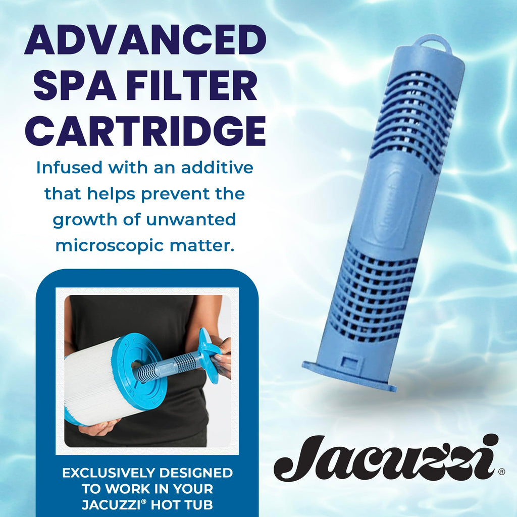 Jacuzzi ProClear Mineral Spa Sanitizer Cartridge – 2890-185, Hot Tub Mineral Cartridge for J-300, J-400 & J-500 Series, Easy-to-Install Design Supports Balanced Water and Reduced Chemical Use