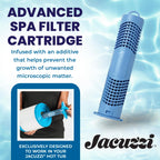 Jacuzzi ProClear Mineral Spa Sanitizer Cartridge – 2890-185, Hot Tub Mineral Cartridge for J-300, J-400 & J-500 Series, Easy-to-Install Design Supports Balanced Water and Reduced Chemical Use