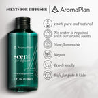 Aromaplan Hotel Scents White Tea & Aloe 5 Fl Oz, Home Luxury Aroma & Hotel Collection Diffuser Oil- Hotel Diffuser Oil for Aromatherapy- USA Made, Bigger Bottle, Bolder Aroma & Longer Lasting
