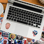 The Original Trump 2024 Stickers -100pcs (Extra Large), Bumper Sticker, Trump Decal for Laptop, Phone, Car, Water Bottle