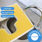 Eriro Anti Bedsore Cushion,Waterproof,Breathable, Comfortable, Pain-Relieving and Pressure-Sore Care Fiber Material Bed Sore Cushion for Butt, Suitable for bedridden Elderly and Disabled People